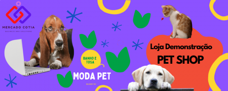 Capa Loja Demonstração - Pet Shop